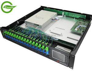 GreenGo-AMPLIFICADOR DE fibra óptica, 1550nm, EDFA, 16/32/64 puertos, 24db, WDM, EDFA - Product Image 1