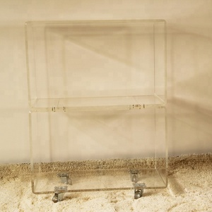 <span class=keywords><strong>Chariot</strong></span> de meuble en acrylique transparent, <span class=keywords><strong>chariot</strong></span> à 3 niveaux, à usage domestique ou en bar - Product Image 6