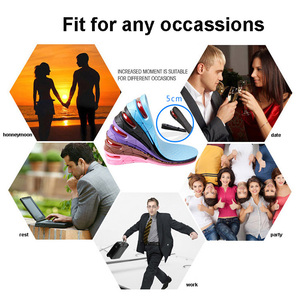 <span class=keywords><strong>Plantillas</strong></span> para Aumentar la <span class=keywords><strong>Altura</strong></span> de Zapatos para Hombre, 3 Capas, 7 cm, Color Negro, Venta al por Mayor en China - Product Image 6