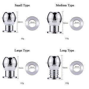 Online Shop Best Selling Metal Toy <strong>Hollow</strong> Anal <strong>Butt</strong> <strong>Plug</strong> - Product Image 5