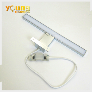 Controlador incorporado IP44 Lámpara de <span class=keywords><strong>espejo</strong></span> de gabinete de <span class=keywords><strong>baño</strong></span> de cromo pulido de 30cm con <span class=keywords><strong>espejo</strong></span> montado y gabinete montado - Product Image 5