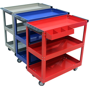 Carro de herramientas en el pecho de tres capas de reparación de automóviles caja de herramientas de mano empuje herramienta de reparación de herramienta carro - Product Image 6