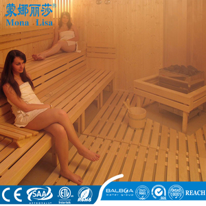 Mueble de <span class=keywords><strong>madera</strong></span> de <span class=keywords><strong>cedro</strong></span> para sauna seca, M-6041, diseño moderno, sala de saunas de vidrio templado - Product Image 6