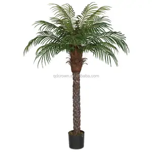 Mini plante artificielle d'intérieur, arbres de palmier vert, en stock,