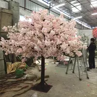 Commercio all'ingrosso di Cerimonia Nuziale o un evento favore di grandi dimensioni di legno decorativo 1.8m rosa viola bianco fiore di ciliegio albero artificiale fiore