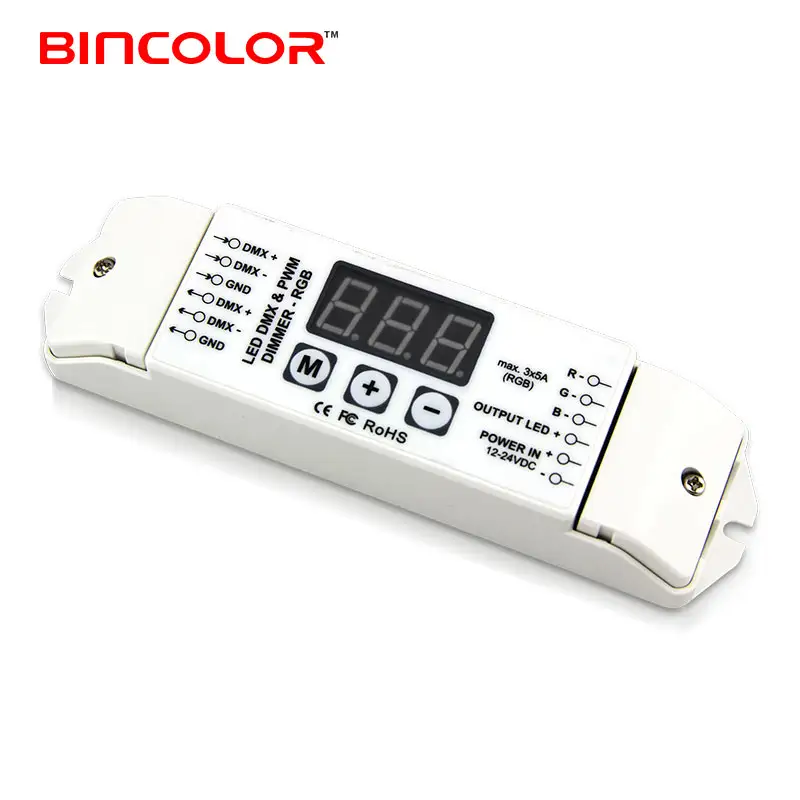 BC-833 DC 12 V 3 kanalen LED RGB Licht dmx led driver DMX512 Decoder controller