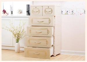 Cajón de plástico para ropa, almacenamiento de muebles de dormitorio, de 3 capas armario de ropa, armario moderno para el hogar - Product Image 5