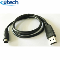 Hochwertiges FTDI-Chipset USB-zu-DIN-Seriellkabel mit Reinkupfer-Ummantelung und PVC-Hülle für Roomba Create 2 Computernutzung, 1,8m Länge