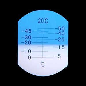 100% Produk Baru Metanol Kaca Pembekuan Titik Instrument -50 - 0 Derajat Refractometer - Product Image 2