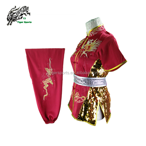 Vêtements <span class=keywords><strong>Tai</strong></span> <span class=keywords><strong>Chi</strong></span> <span class=keywords><strong>Wu</strong></span> Shu de compétition en satin de haute qualité pour la lutte Kung Fu et les arts martiaux - Product Image 4
