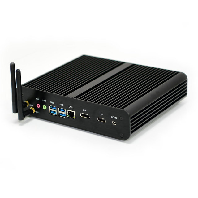 Fanless Nuc Mini Gaming Pc I7 8550U I5 8250U Quad Core DDR4 RAM Mini Desktop Win10 Pro UHD 620 4K HTPC AC Wifi HD