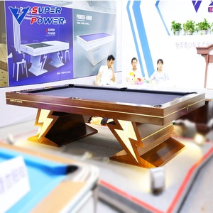 2020 nuovo legno di fascia alta 7ft 8ft 9ft 3 <span class=keywords><strong>in</strong></span> un pranzo Americano tavolo da biliardo con tavolo da tennis sulla parte superiore - Product Image 4