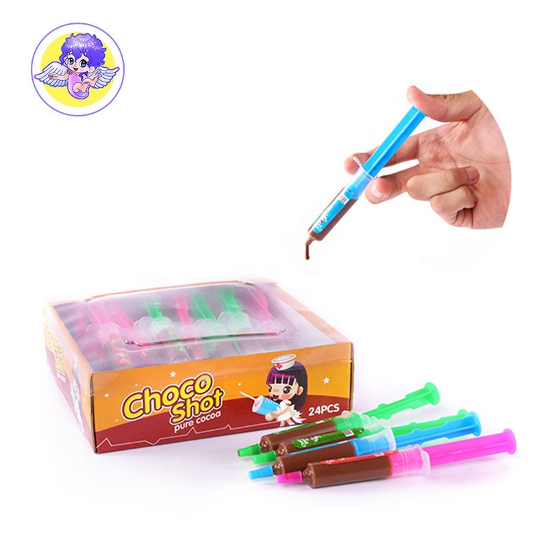 Г 8 г инъекции шоколадное варенье сладкий жидкий шприц конфеты