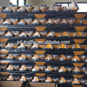 1830 mm車の反射ゴムホイールストッパートラックホイールストッパー車高品質ゴムホイールストッパー - Product Image 3