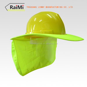 Barato Al Por Mayor Producción de Seguridad de Alta Visibilidad Fluorescente Amarillo Casco de Seguridad Sombrero de Sol Parasol - Product Image 2