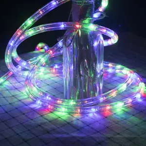 13mm Round Outdoor High UV LED Strip Lighting Programmable Rope Light for Christmas Tree Building