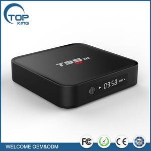 T95M Amlogic S905X 2G 8G Quad Core 64Bit Android 6.0 <span class=keywords><strong>Smart</strong></span> <span class=keywords><strong>TV</strong></span> boîte 4 K HD Media Player Construit <span class=keywords><strong>en</strong></span> Sortie <span class=keywords><strong>WiFi</strong></span> Set Top Box - Product Image 1