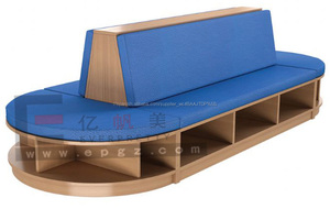 Hermoso estilo muebles <span class=keywords><strong>de</strong></span> <span class=keywords><strong>la</strong></span> <span class=keywords><strong>biblioteca</strong></span> solo sofá leyendo - Product Image 5