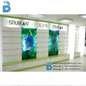 <span class=keywords><strong>Armoire</strong></span> d'exposition de boutiques et de <span class=keywords><strong>pharmacie</strong></span>, présentoir de comptoir d'argent, de médicaments, nouveaux produits - Product Image 4