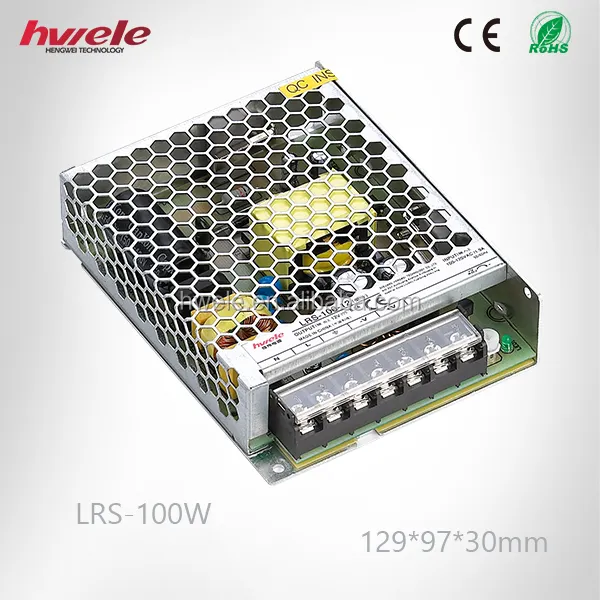 LRS-100W 12V محول مع CE ، بنفايات ، مجلس التعاون الجمركي ، طريق مسدود ، KC ، الشعيبة ، SGS شهادة