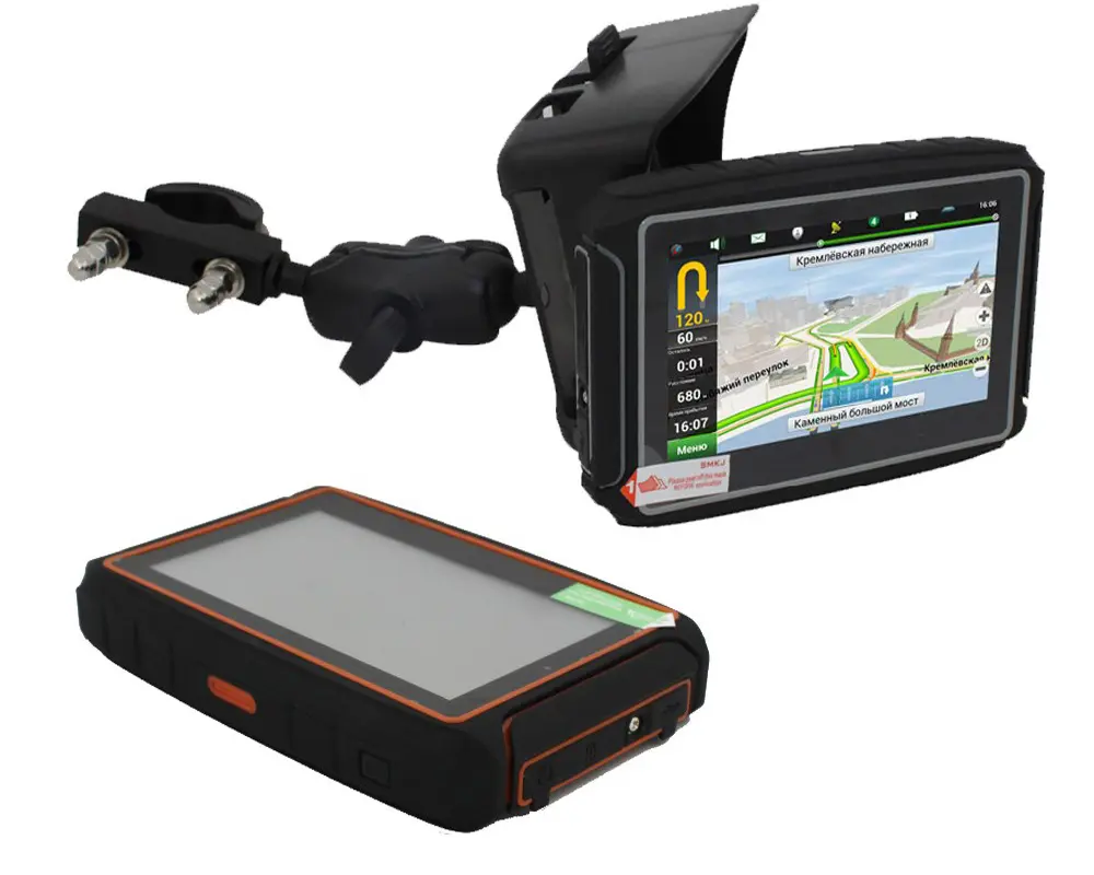 Tacógrafo Digital 4,3 pulgadas impermeable navegador gps para automóvil y motocicleta