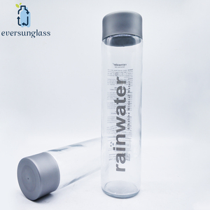 Bouteille en verre d'<span class=keywords><strong>eau</strong></span> minérale de style <span class=keywords><strong>Voss</strong></span> de 8 oz, 12 oz, 16 oz, bouteille en verre d'<span class=keywords><strong>eau</strong></span> pétillante avec bouchon en plastique à vis - Product Image 3