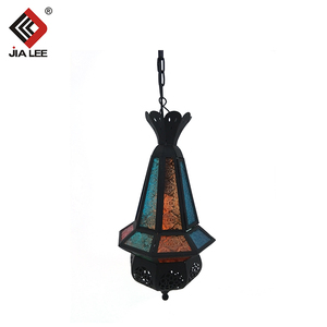 Antiguo <span class=keywords><strong>de</strong></span> Vidrio colorido Mini marroquí lámpara linternas faroles para Decoración - Product Image 1