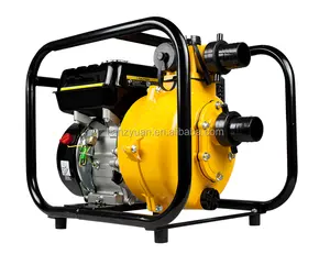 2 Inch Bensin Pompa Air Tekanan Tinggi Didorong Oleh 5.5Hp-6.5Hp Mesin Listrik