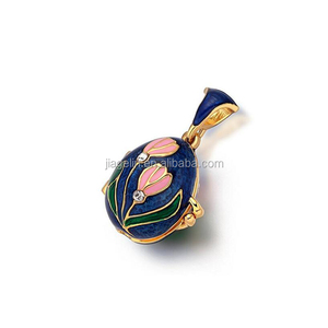 <span class=keywords><strong>Collar</strong></span> con Colgante de Huevo Fabergé Ruso Esmaltado - Product Image 6