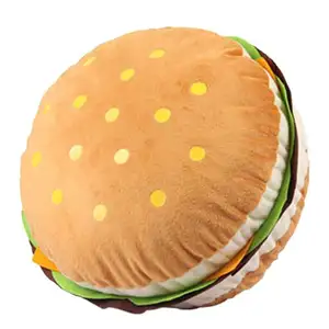 맞춤형 스낵 식품 박제 장난감 쿠션 울트라 생생한 봉제 햄버거 던져 베개