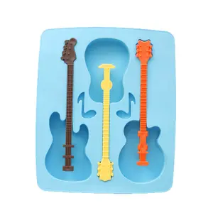 ギタークリエイティブシリコーンアイスキューブ金型多目的アイスキューブアイスボックス