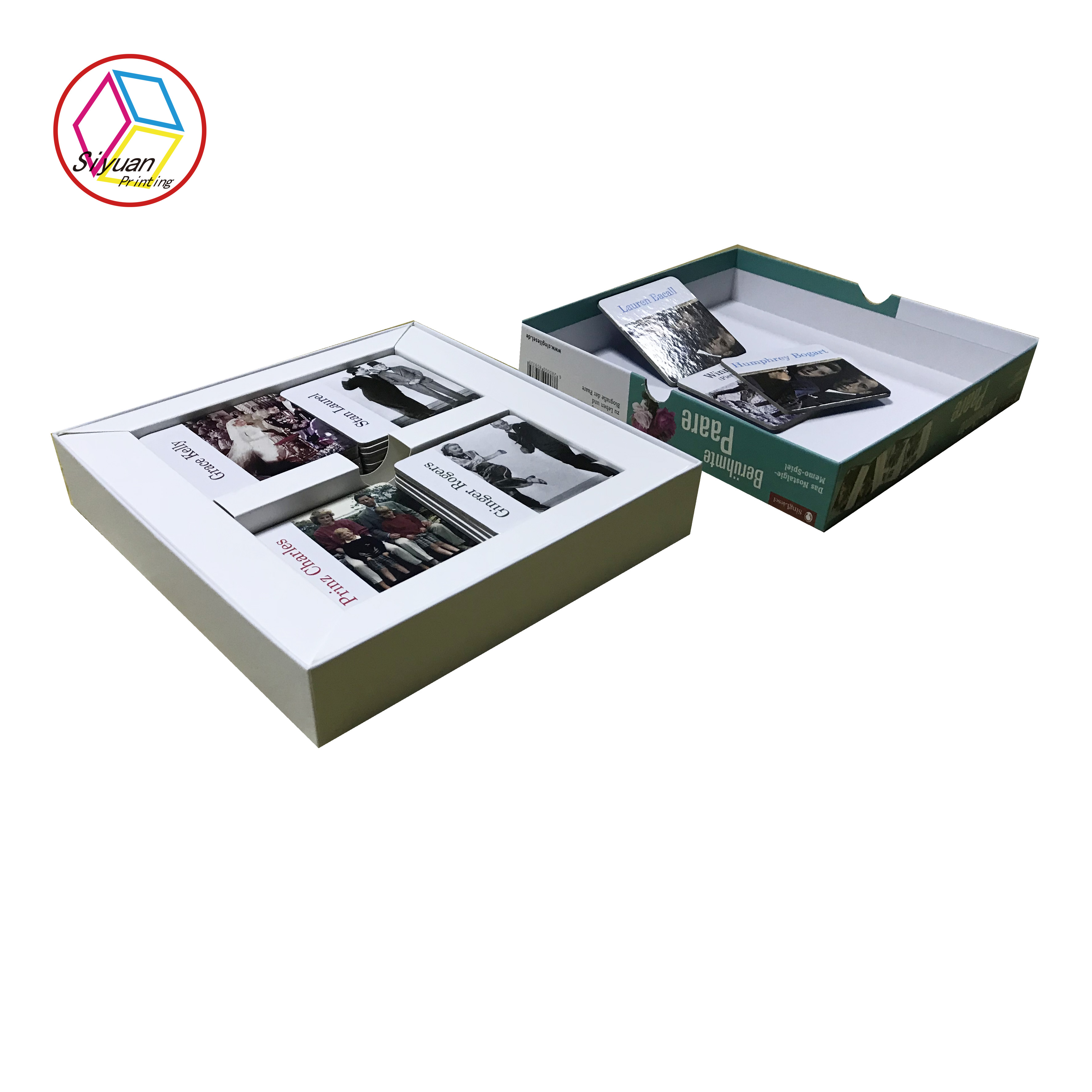 Customizable Kraft Art Coated and Recycled Cardboard Paper Game Card Offset Printing for Greetings free sample Wholesale