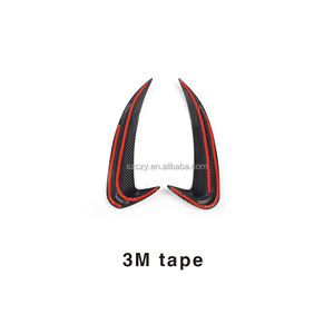 Aletas de parachoques trasero de fibra de carbono clase C W205 Canard para Mercedes B Enz W205 a <span class=keywords><strong>MG</strong></span> 4 puertas 14-17 - Product Image 6