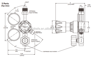 Regulador de Presión de <span class=keywords><strong>Gas</strong></span> de Alta Presión Tipo <span class=keywords><strong>Swagelok</strong></span> Hikelok para GLP y GNC - Product Image 4