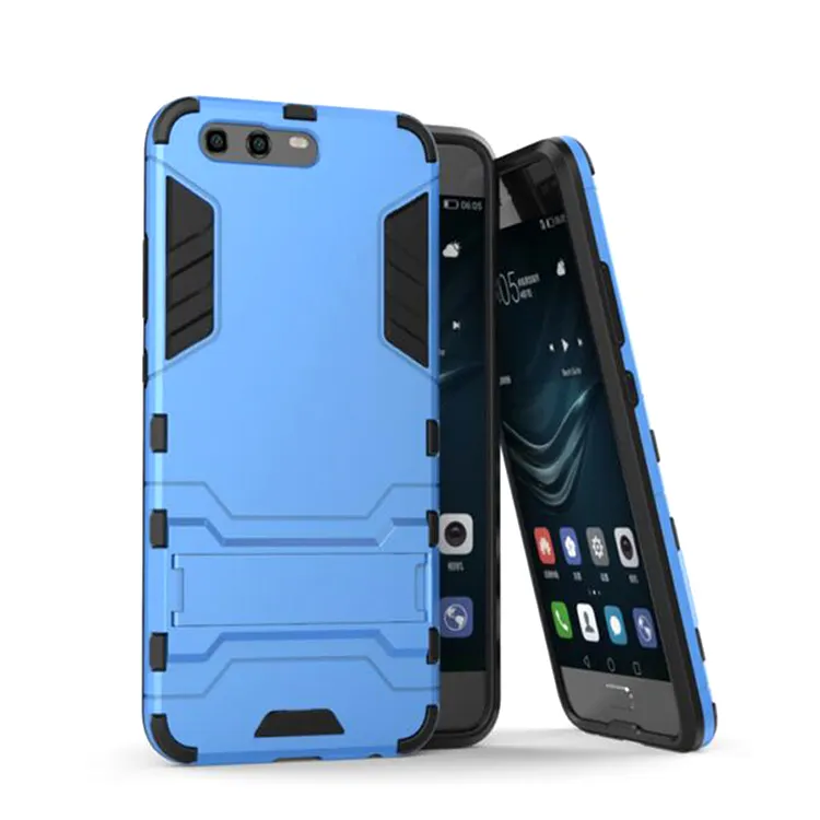 Colorful 2 in 1 PC TPU Hybrid Armor Case For Huawei P10 Plus