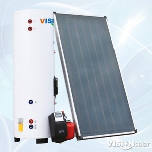 ソーラー温水器スプリット圧力ソーラーボイラーフラットプレートフラットパネル輸出 - Product Image 5
