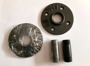 <span class=keywords><strong>Aste</strong></span> per Tende in Tubo di Ferro Industriale con Raccordi in Ferro Battuto - Product Image 4