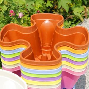 Pots hydroponiques pour jardinage, tour à empiler vertical, pots pour fraises ou fleurs, empilables - Product Image 2