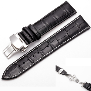 Dây Đeo Thay Thế Đồng Hồ Thông Minh Bằng Da Khóa Bướm 14Mm <span class=keywords><strong>15Mm</strong></span> 16Mm 17Mm 18Mm 20Mm 22Mm 24Mm - Product Image 2