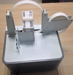 小型バンディング紙幣/ラベル/カードマシンストラップ通貨マシン - Product Image 1