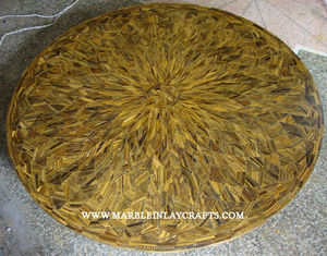 Tops de mesa redondos de ojo de tigre - Product Image 1