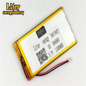 Plug 1.5-2 P 304080 Ultra-thin polymer lithium battery 1500 mah outdoor lighting 3.7 V equipment medical with ntc - Product Image 3