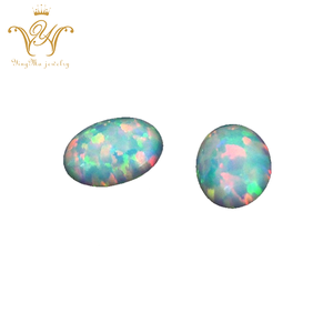 Gemstone color <span class=keywords><strong>de</strong></span> la mezcla ronda forma ópalos piedra - Product Image 2