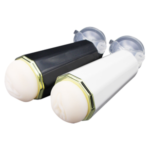 남성용 핸드 프리 포켓 블랙 현실적인 자위대 성인 장난감 - Product Image 4