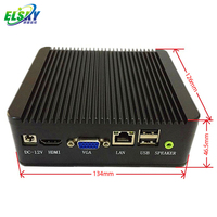 كمبيوتر شخصي صغير رفيع من إلسكي ، كمبيوتر نانو مع J1900 رباعي النواة ، GHz ، 1000LAN 4 USB/6USB و 2COM (خيار J1800) CE FCC ISO EPR
