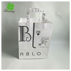 Logotipo personalizado ancho inferior Kraft papel de comida rápida regalo para <span class=keywords><strong>restaurantes</strong></span> - Product Image 5