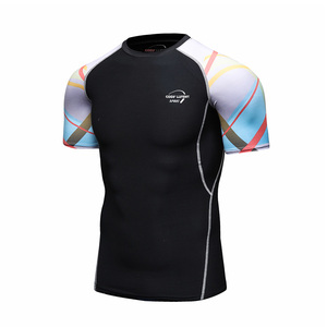<span class=keywords><strong>Rashguard</strong></span> MMA BJJ personnalisé pour hommes, vêtements de sport en spandex, tissu respirant à compression, vêtements de natation sublimés, design personnalisé - Product Image 4