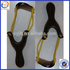Equipo de caza al aire libre de goma <span class=keywords><strong>tirachinas</strong></span> de madera - Product Image 1