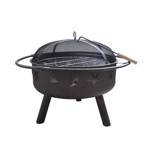 High Quality Metal bbq Grill Round Fire Pit Lowes