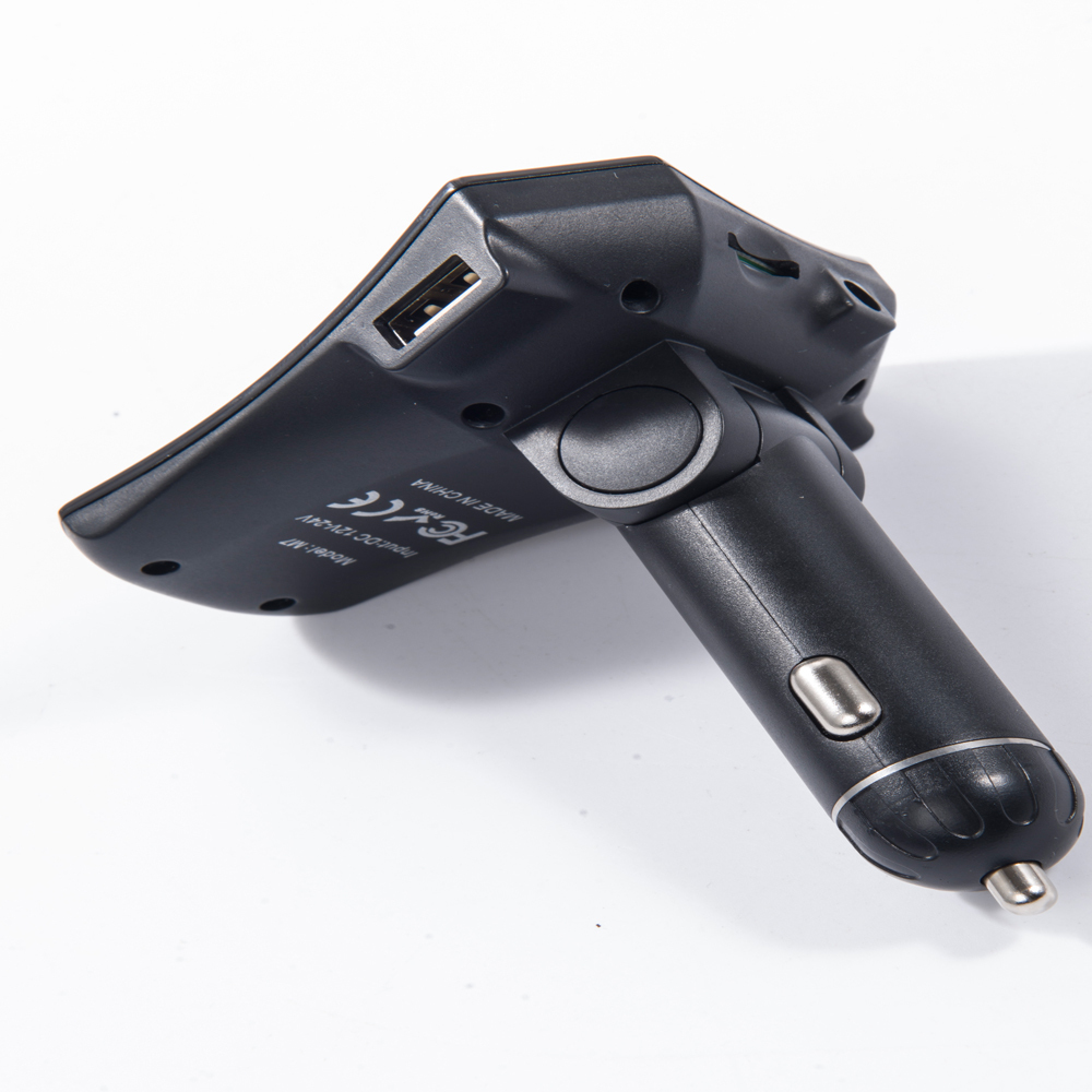Bluetooth Transmisor de FM, Kit inalámbrico Para Coche con Cargador de Coche de Doble Puerto para Dispositivos de Audio Móvil